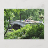Central Park Bow Bidge Postkarte (Vorderseite)