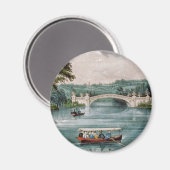 Central Park Bridge Magnet (Vorderseite/Rückseite)