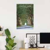 Central Park East Ham Reiseplakat Poster (Heimbüro)