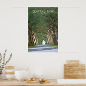 Central Park East Ham Reiseplakat Poster (Küche)