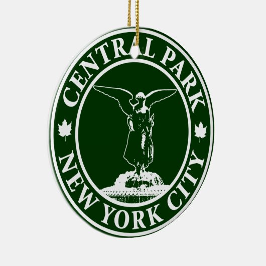 Central Park-Engel Keramik Ornament (Rechts)