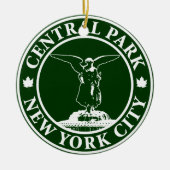 Central Park-Engel Keramik Ornament (Vorne)