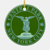 Central Park-Engel Keramik Ornament (Hinten)