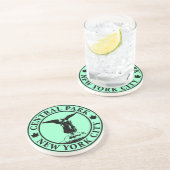 Central Park-Engel Sandstein Untersetzer (Seite)