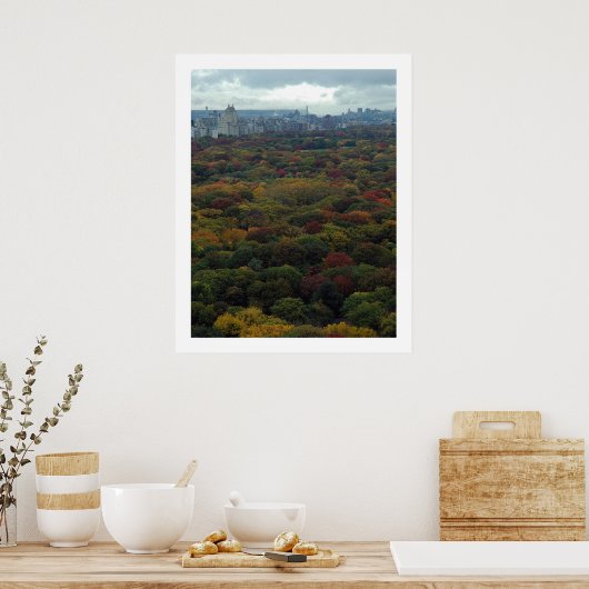 Central Park Fall Poster (Küche)