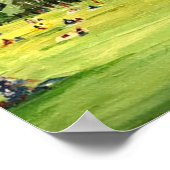 "Central Park" Gemälde von Willowcatdesigns Poster (Ecke)