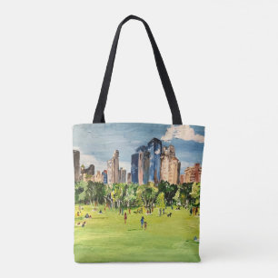 "Central Park" Gemälde von Willowcatdesigns Tasche