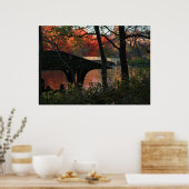 Central Park: Gespräche über die Bow Bridge Poster (Küche)