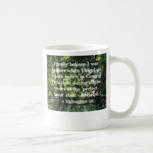 Central Park - glücklicher wenn. Kaffeetasse