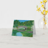 Central Park Grußkarte Karte (Gelbe Blume)