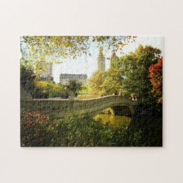 Central Park-Herbst-Puzzlespiel - Bogen-Brücke Puzzle
