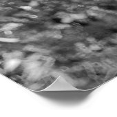 Central Park Herbst: Romeo & Julia Statue 01 B&W Poster (Ecke)