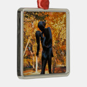Central Park Herbst: Romeo & Julia Statue 02 Ornament Aus Metall (Rechts)