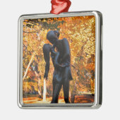 Central Park Herbst: Romeo & Julia Statue 02 Ornament Aus Metall (Links)