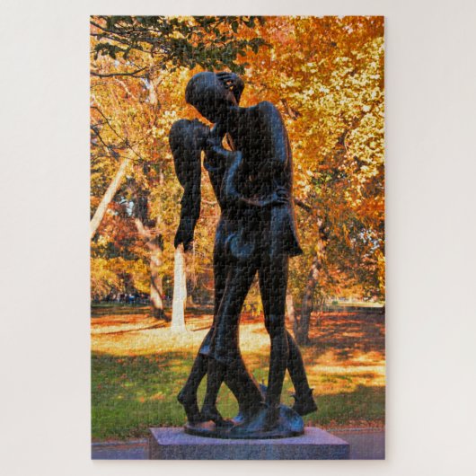 Central Park-Herbst: Romeo- u. Julietstatue 02 Puzzle (Vertikal)