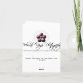 Central Park im Herbst Karte (Rückseite)