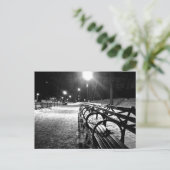 Central Park im Winter Postkarte (Stehend Vorderseite)