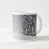 Central Park in Winter 2 Jumbo-Tasse (Vorderseite Rechts)
