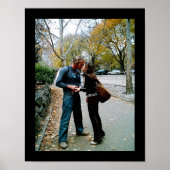 Central Park Kiss Poster (Vorne)
