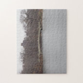 Central Park Lake Bow Bridge New York City NYC Puzzle (Vertikal)