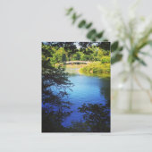 Central Park Lake Bow Bridge NYC New York Postkarte (Stehend Vorderseite)