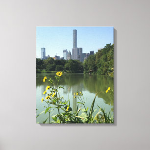 Central Park Lake New York City NYC Foto Art Leinwanddruck