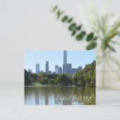 Central Park Lake New York City NYC Fotografy Postkarte (Stehend Vorderseite)
