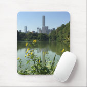 Central Park Lake New York City NYC Skyline Blume Mousepad (Mit Mouse)