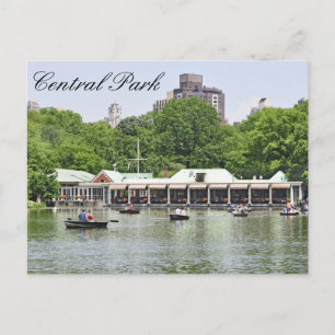 Central Park - Loeb Boathouse Postkarte