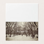 Central Park Magnetkarte (Außenseite Aufgefaltet)