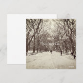 Central Park Magnetkarte Dankeskarte (Vorne/Hinten)