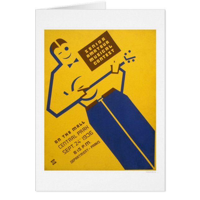 Central Park-Musical WPA 1936 (Vorne)