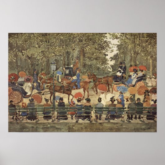 Central Park, New York, 1901 Poster (Vorne)