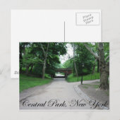 Central Park, New York 2 Postkarte (Vorne/Hinten)