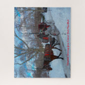 Central Park New York.Christmas Greetings Jigsaw P Puzzle (Vertikal)