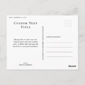 Central Park New York City Banks Green Fall Postkarte (Rückseite)