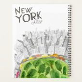 Central Park & New York City Collage Planer (Rückseite)