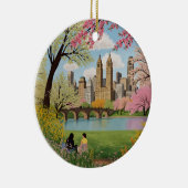 Central Park New York City Keramik Ornament (Rechts)