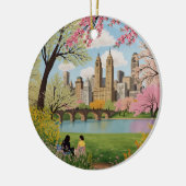 Central Park New York City Keramik Ornament (Links)