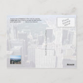 Central Park, New York City - Luftbild Postkarte (Rückseite)