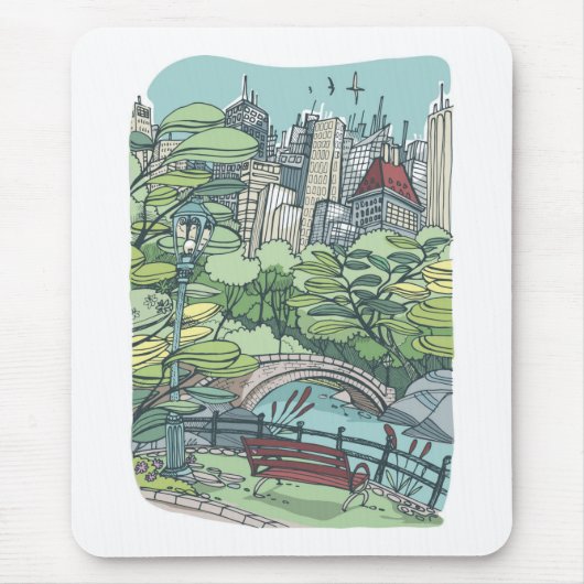 Central Park | New York City, NY Mousepad (Vorne)