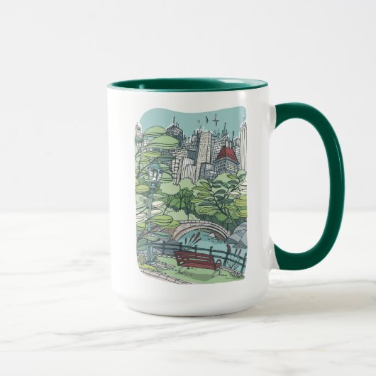 Central Park | New York City, NY Tasse (Rechts)