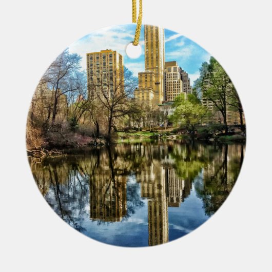 Central Park New York City NYC Keramik Ornament (Vorne)