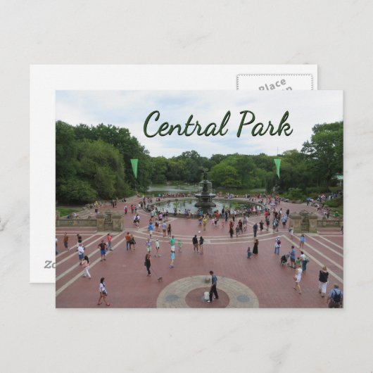Central Park New York City Postcard Postkarte (Vorne/Hinten)