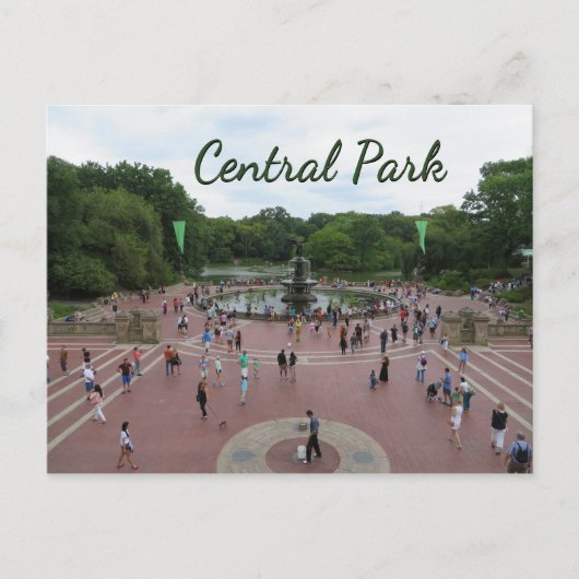 Central Park New York City Postcard Postkarte (Vorderseite)