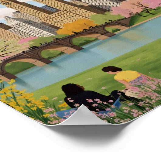 Central Park New York City Poster (Ecke)