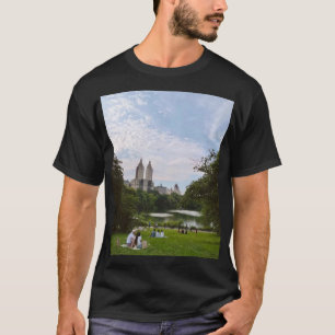 Central Park New York City Skyline & See Szenerie T-Shirt