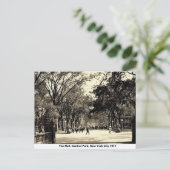 Central Park, New York City, Vintag Postkarte (Stehend Vorderseite)