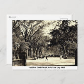 Central Park, New York City, Vintag Postkarte (Vorne/Hinten)