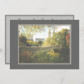 Central Park New York City Wedding Invite Einladung (Vorne/Hinten)